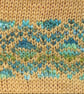 Golden Yellow knitted hot water bottle cover - Image 3