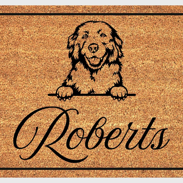 Maremma Sheepdog Door Mat - Personalised Maremma Sheepdog Welcome Mat - 3 Sizes