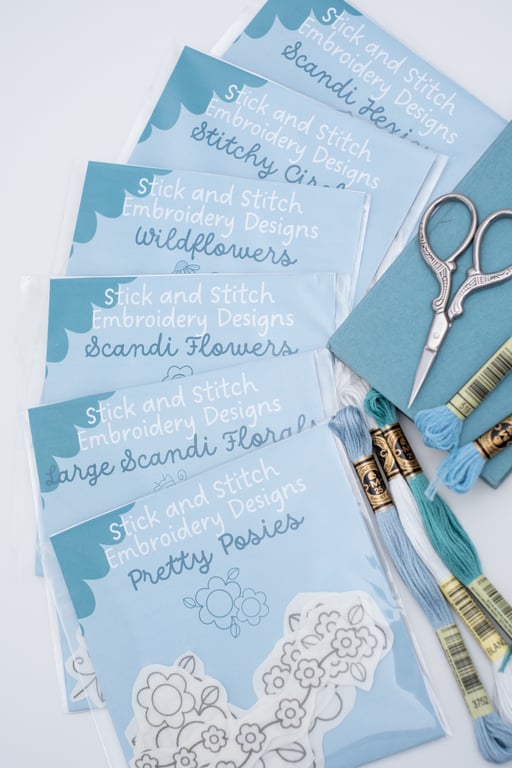 Stick & Stitch: Dissolvable designs for hand embroidery