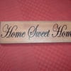 home sweet home plaque cut wooden gift