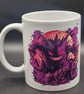 New Gengar Mug Pokemon Go Trading Card Fan Art Japanese Anime Ghost Type