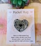 Pocket Hug Wood Heart Badge. - Image 2