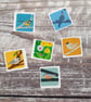 Garden Birds Envelope Stickers - Set of 6