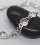Domed Silver  Bracelet - Image 3