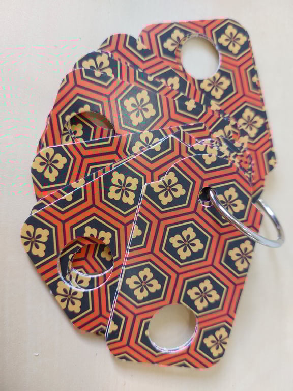 Embroidery Floss Drop Organiser Japanese Pattern