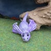 Mauve Variegated Dragon 'Yootha' OOAK Sculpt by artist Ann Galvin Gnome Village