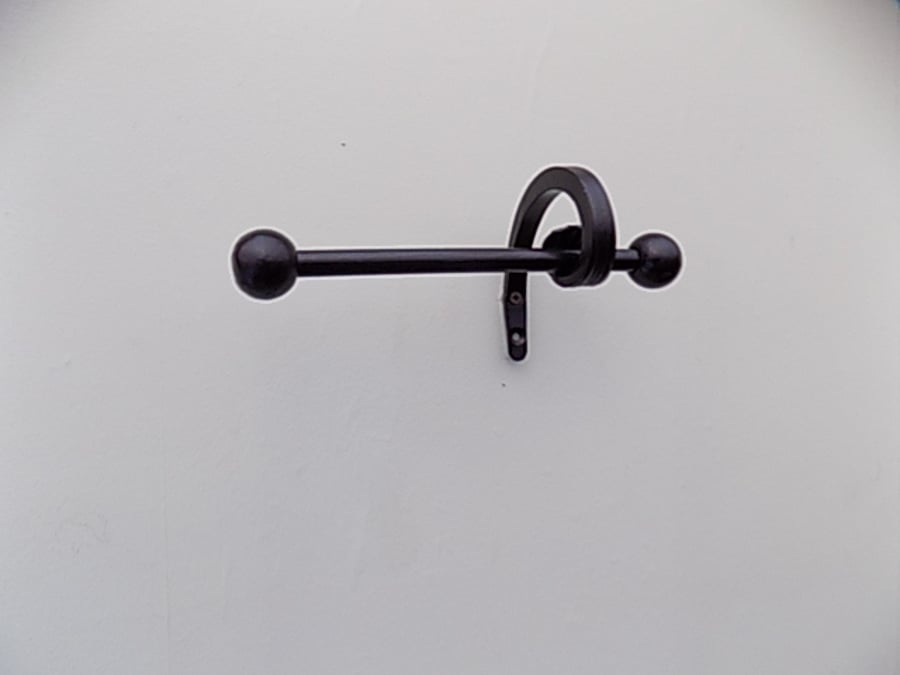 Toilet Roll Holder ..............Wrought Iron (Forged Steel) Hand Made