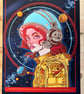 Fantasy Space travel poster