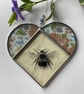 Stained Glass Bee Heart - Image 1