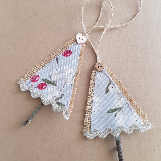 Eco Scandi style Christmas tree decoration