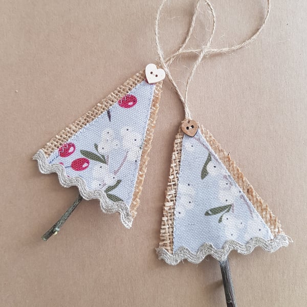 Eco Scandi style Christmas tree decoration