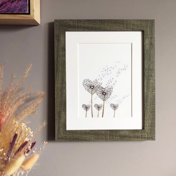 'Family Wish 5' 10" x 8" Framed Print