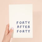 40 After 40 Bucket List Journal - 40th Birthday Gift for Her 