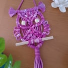 Macrame Owl Wall Hanging