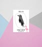 Silver Raven Pin - Hard Enamel Pin - Jewellery