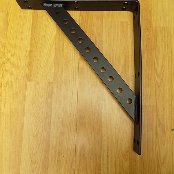 1. Large Shelf Bracket........Wrought Iron (Forged Steel) Hand Made