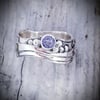 Medium Wave Ring with Tanzanite Size O and a half only