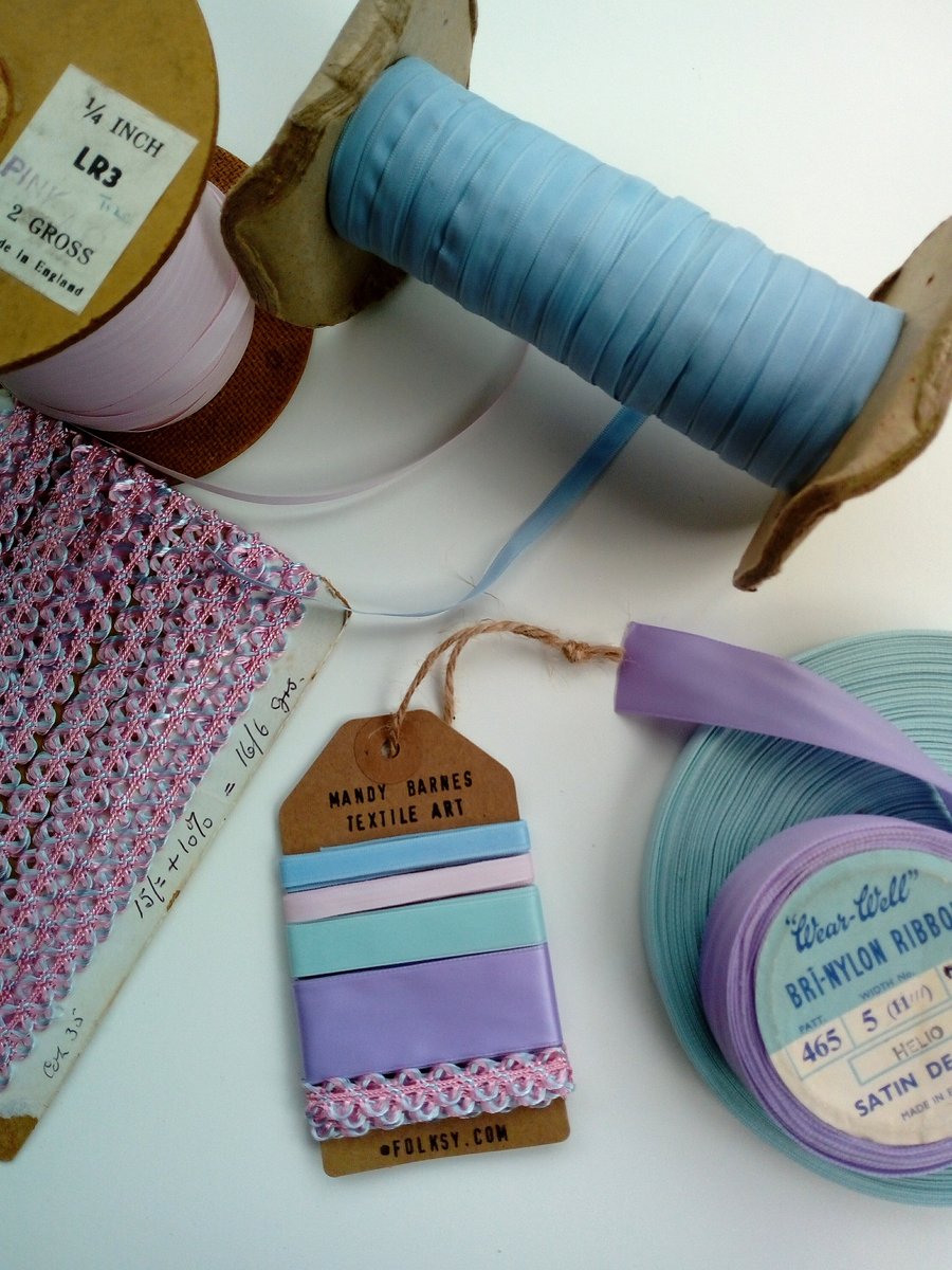 Vintage Ribbon Pack - Pastel