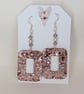 Square Resin Earrings