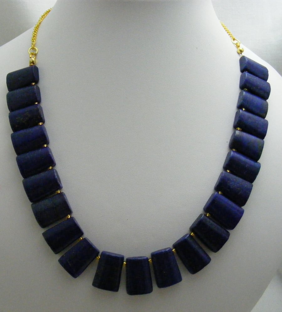 Lapis Lazuli Trapezoid Necklace