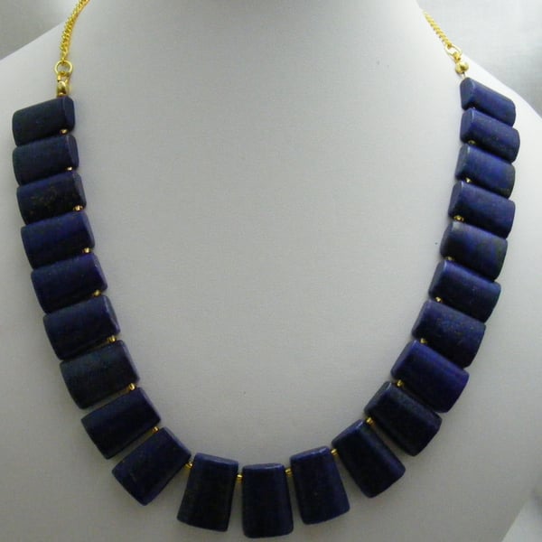 Lapis Lazuli Trapezoid Necklace