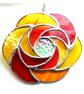 Heat Waves Stained Glass Suncatcher 002 - Image 2