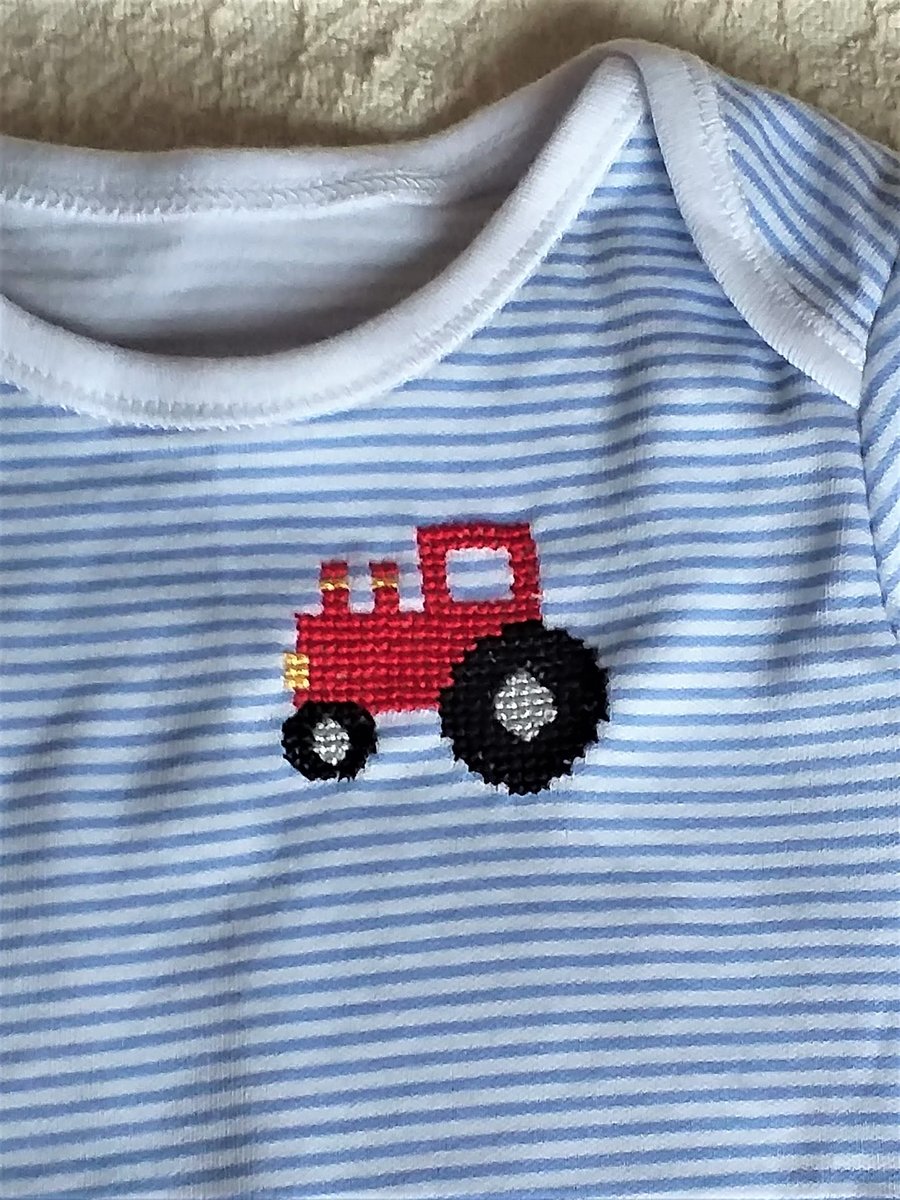Tractor Baby Vest age 9-12 months