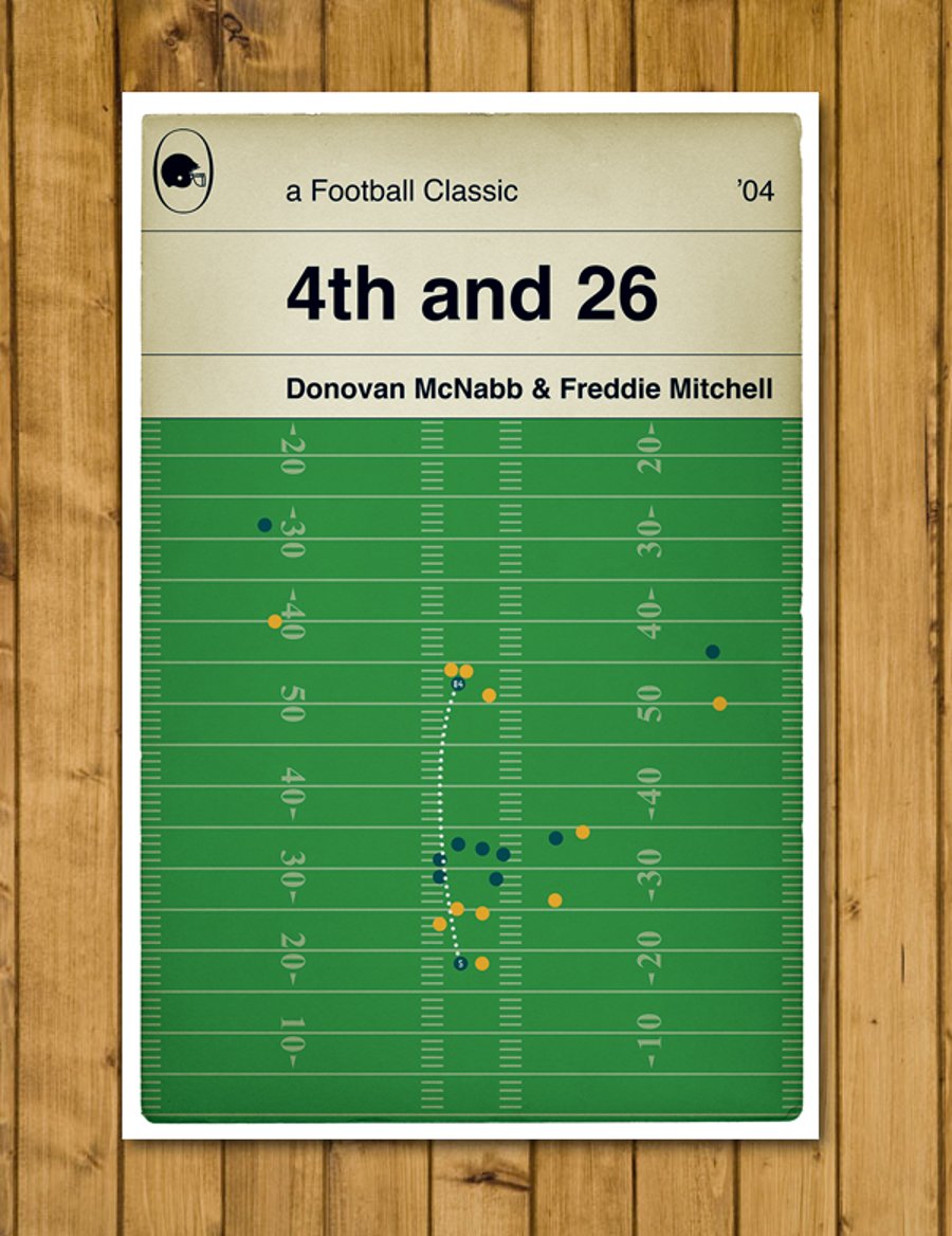 Philadelphia Eagles - 4th and 26 - Donovan McNabb - NFC Play Off - Various Sizes