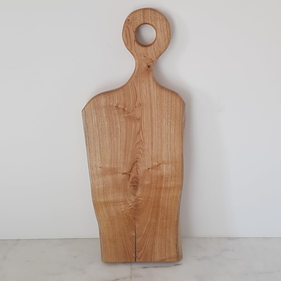 Perfectly Imperfect No162 Live Edge Solid English Ash Large Chopping Board