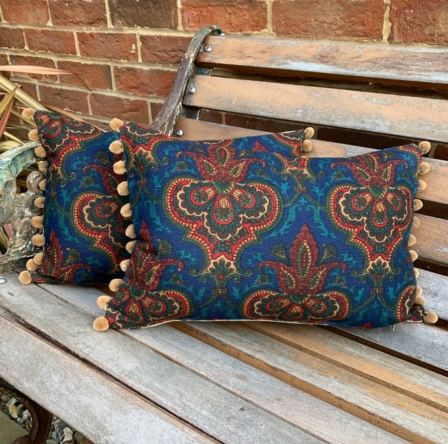 Liberty print cushion cover