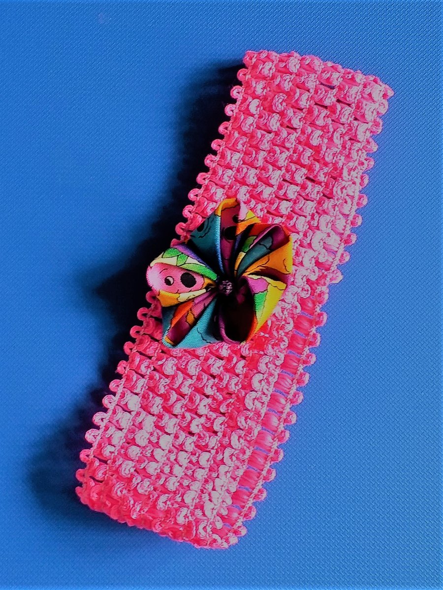 Pink Kanzashi Headband