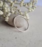 Sparkle Texture Sterling Silver Stacking Ring - Recycled Silver - Image 1