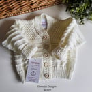 Designer Baby Hand Knitted Cardigan 0-3 months size