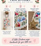 Personalised Liberty Christmas Initial Door Hanger Decoration - Image 4