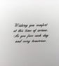 Sympathy card - dandelion heads - Image 2