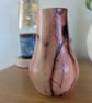 Hand Turned Yew Wood Vase – Natural Edge Features – Unique Handmade Wooden Vase - Image 4