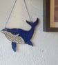 Pottery blue whale hanging decoration - Image 4