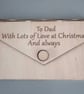 Personalised Wooden Money Envelope – Engraved Cash Gift Holder