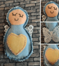 Angel  Lavender Bags - Heart Embellishment - Image 6