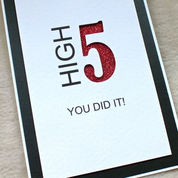 Handmade Contemporary Congratulations Card