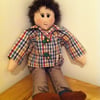Tommy rag doll - reserved for Natalie
