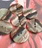 1" 25mm 40L Highly polished Stepped buttons RANDOM MATERIAL - Image 1