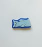 No Worries Cat– Handmade Original Pet Illusration Fridge Magnet