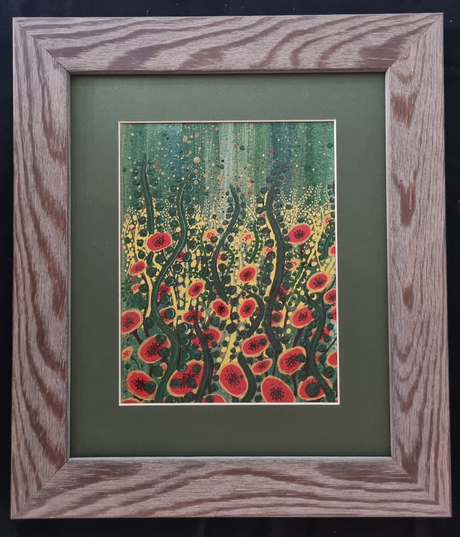Poppies from Klimt