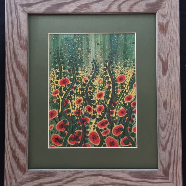 Poppies from Klimt