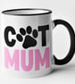Cat Mum Mug Paw Print Cute Mum Animal Pet Lover Birthday Christmas Gift - Image 5