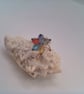 Adjustable Cocktail Ring With Mixed Colour Crystal Flower, Gift for Her, Ring - Image 5