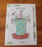 Sailing boat cake card. - Image 3