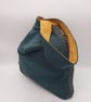 Medium reversible yellow and green knot bag.  - Image 2