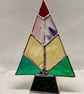 Stained glass Christmas tree - medium multi panel - Image 4